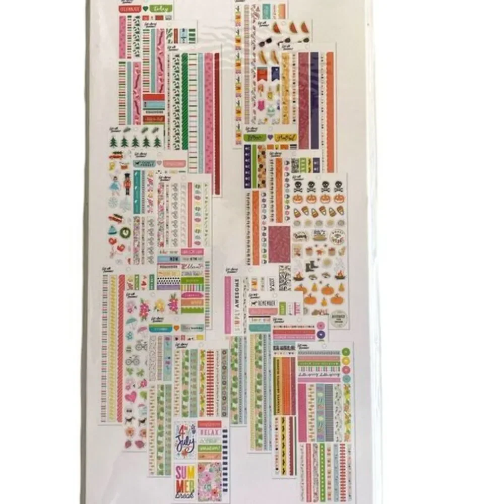 Me & My Big Ideas Happy Planner Washi Sticker Book, Brights,‎ 449/Pkg